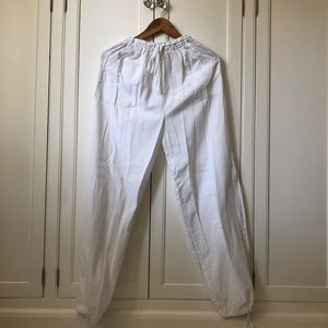 White Linen Pants